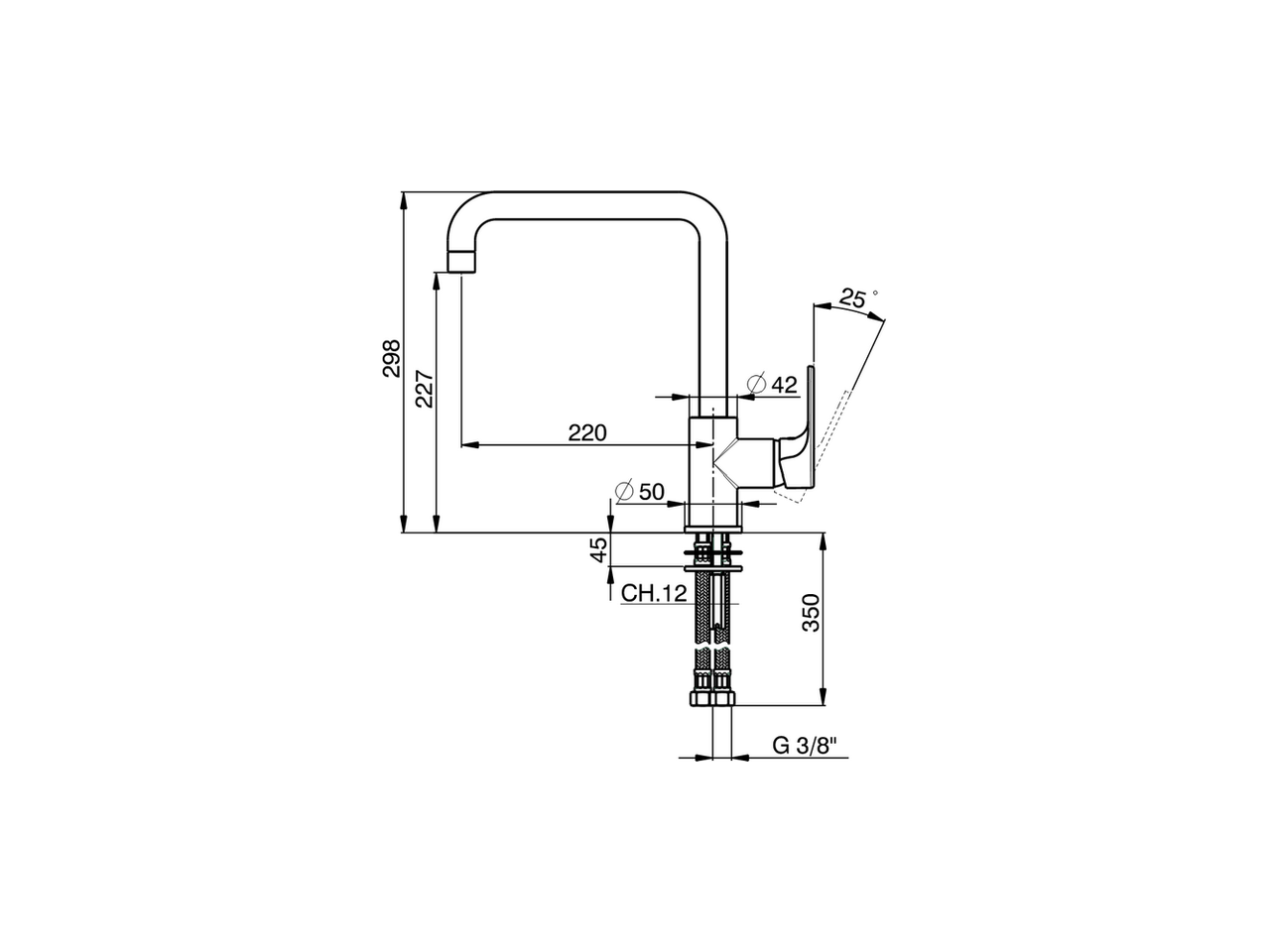 Miscelatore monocomando lavello EnergySave KITCHEN_A3002535 - v1