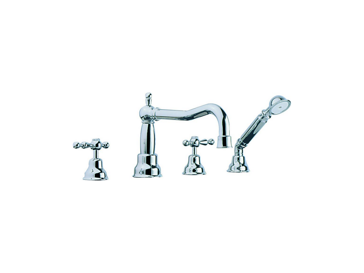 CisalMiscelatore bordo vasca 4 fori ARCANA AMERICA_AA000264