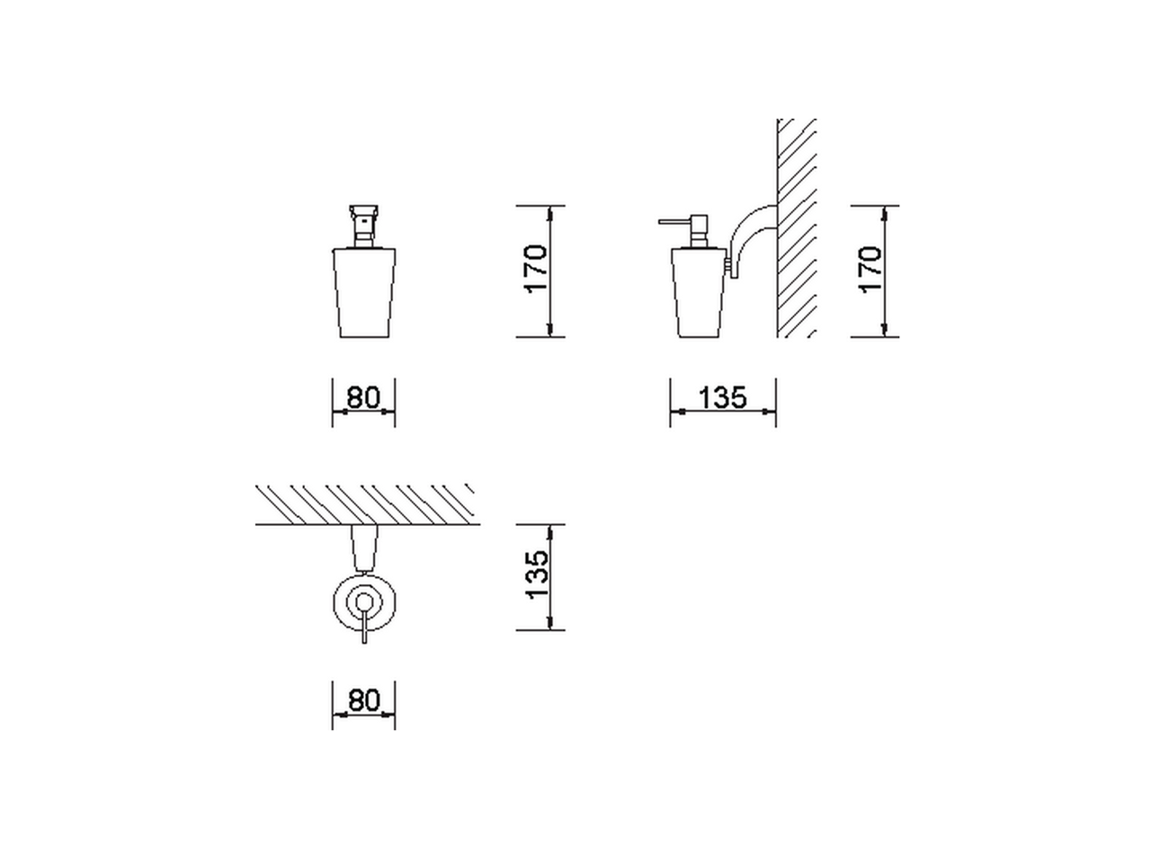 Porta sapone liquido ACCESSORI BAGNO_AE090620 - v1