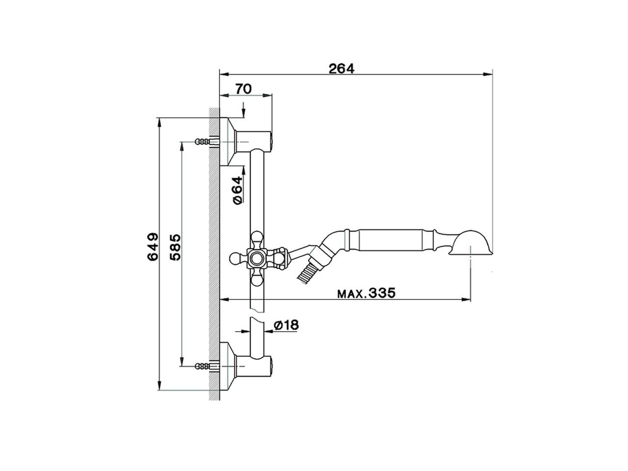 Completo doccia saliscendi ARCANA COMPLEMENTI_AR003112 - v1