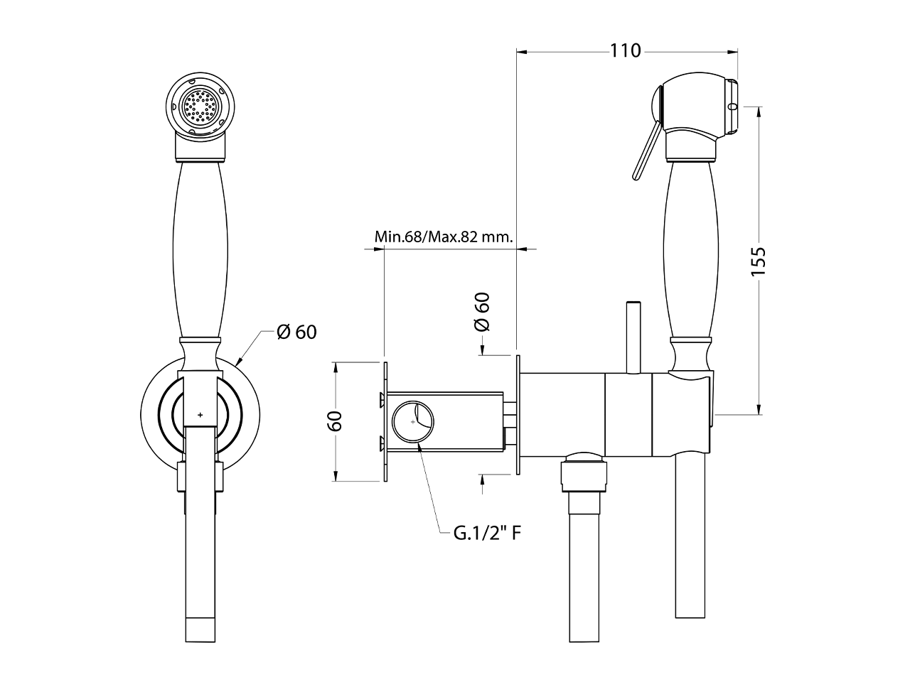Set doccetta igienica completo IDROSCOPINI_AR007946 - v1