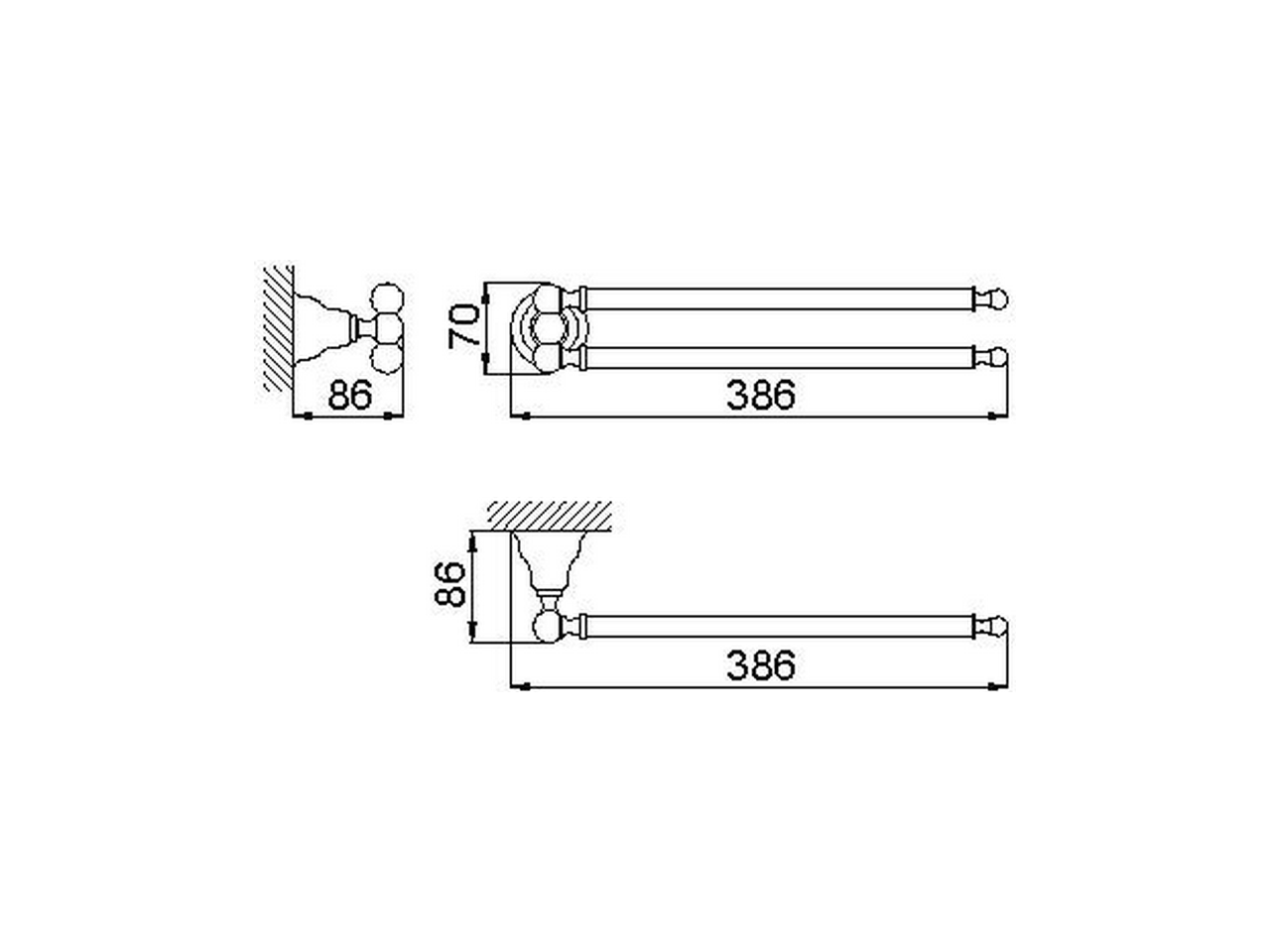 Porta salviette ARCANA COMPLEMENTI_AR090210 - v1