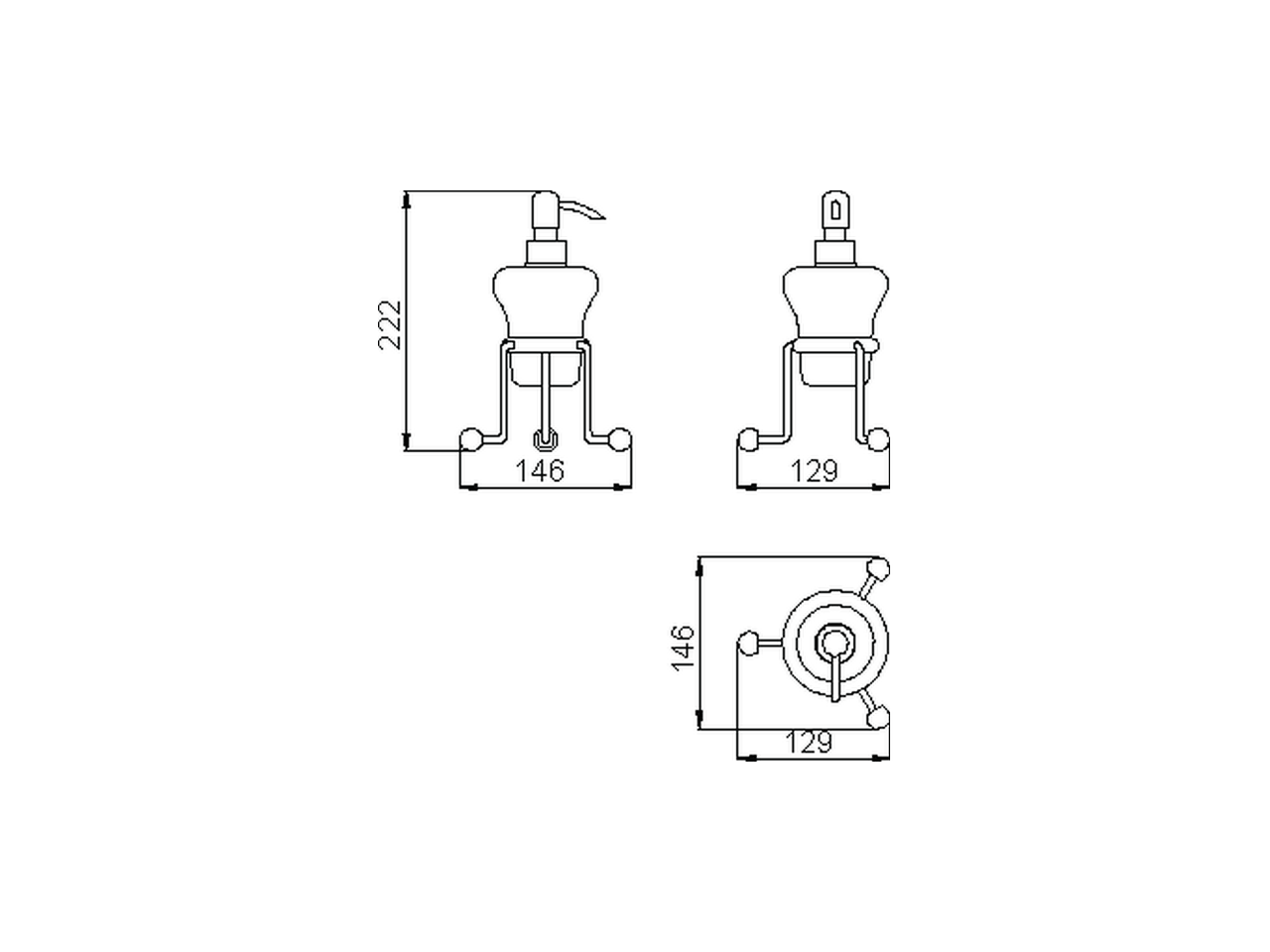 Porta sapone liquido ARCANA COMPLEMENTI_AR090630 - v1