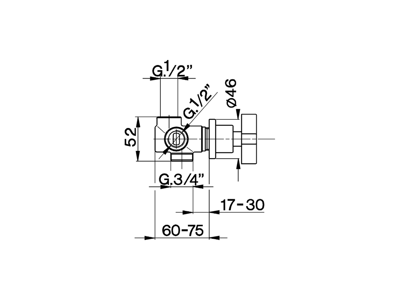 Deviatore incasso 2 uscite BARCELONA_BA000200 - v1