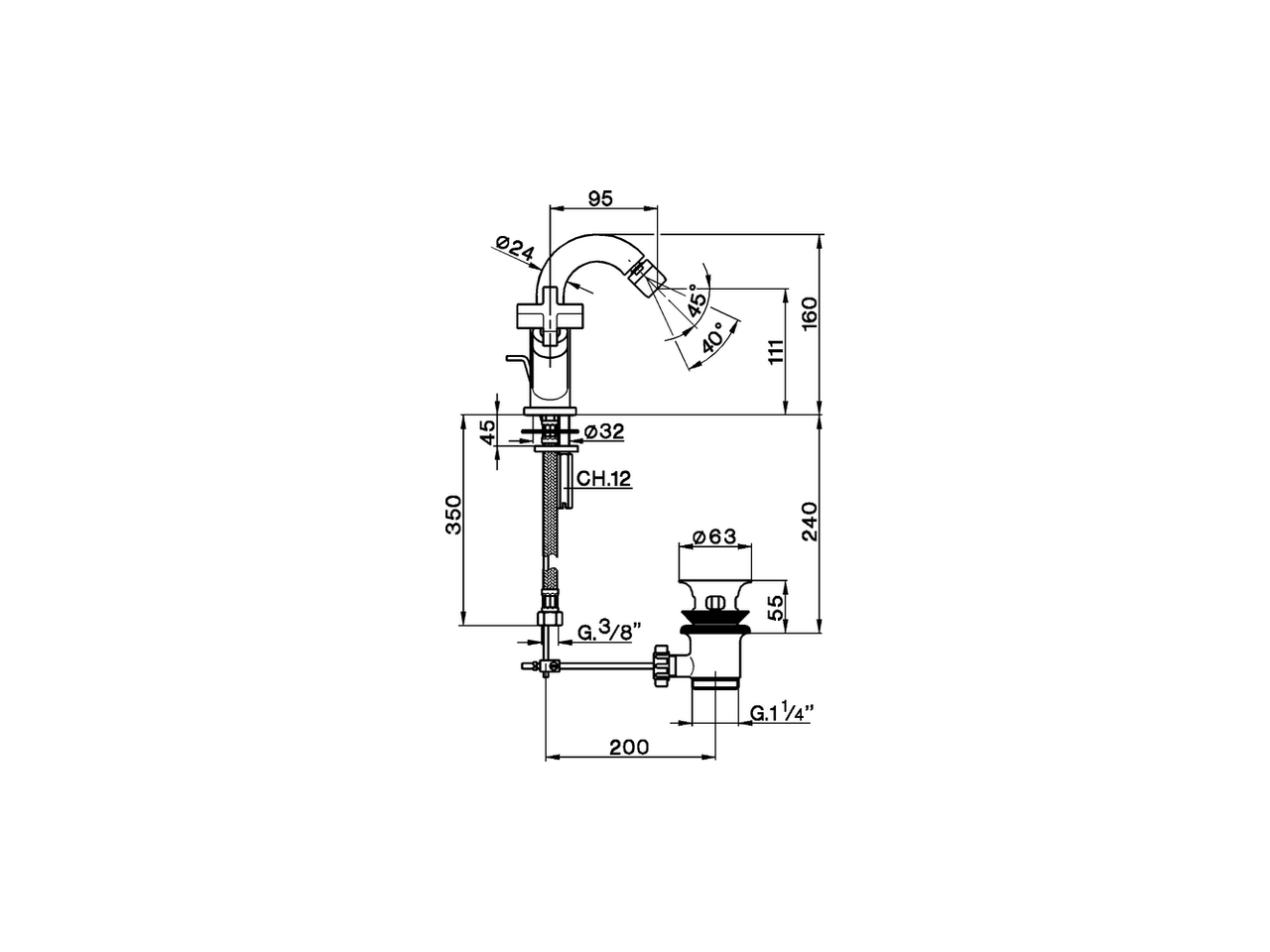 Miscelatore bidet BARCELONA_BA000550 - v1
