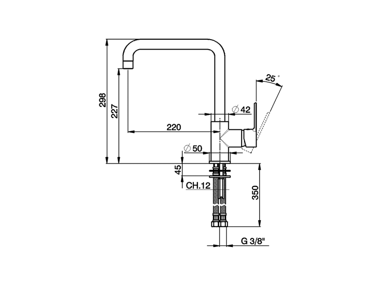 Miscelatore monocomando lavello EnergySave KITCHEN_C2002535 - v1