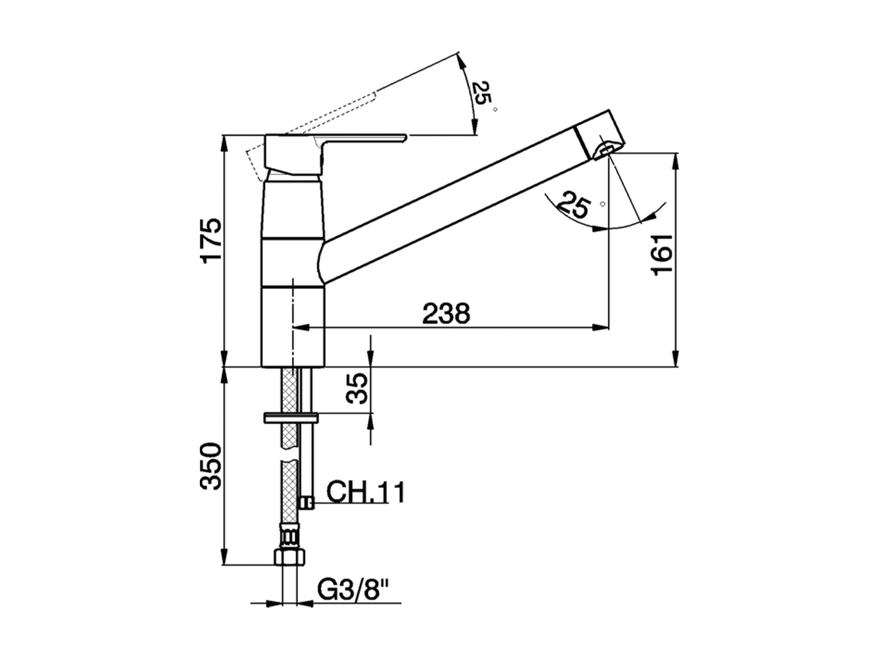 Miscelatore monocomando lavello EnergySave KITCHEN_C2002585 - v1