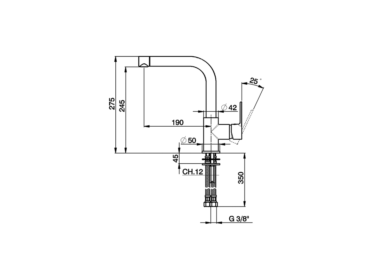 Miscelatore monocomando lavello EnergySave KITCHEN_C2003535 - v1