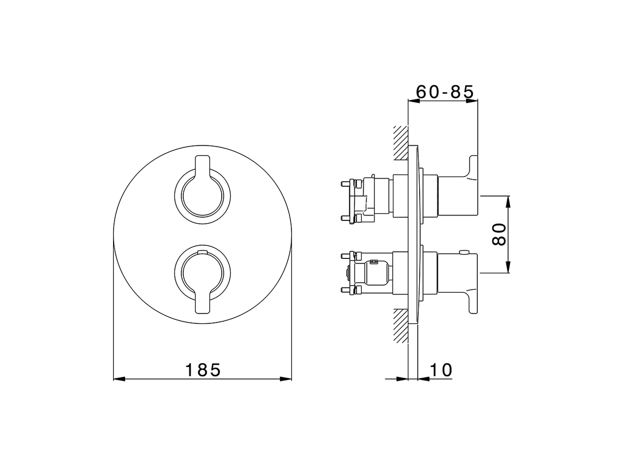 Completo Termostatico per One-Box ONE BOX_C20BT030 - v1