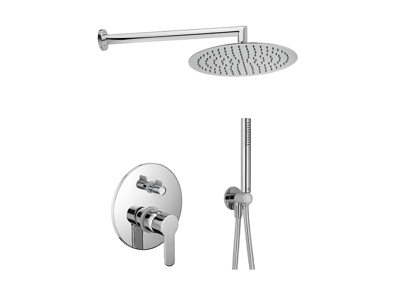 Kit completo miscelatore monocomando docc. incasso TENDER_C20KM020 - v1