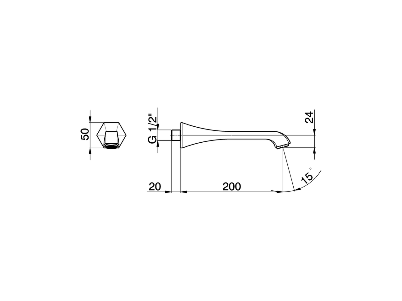 Bocca di erogazione CHERIE_CE000240 - v1
