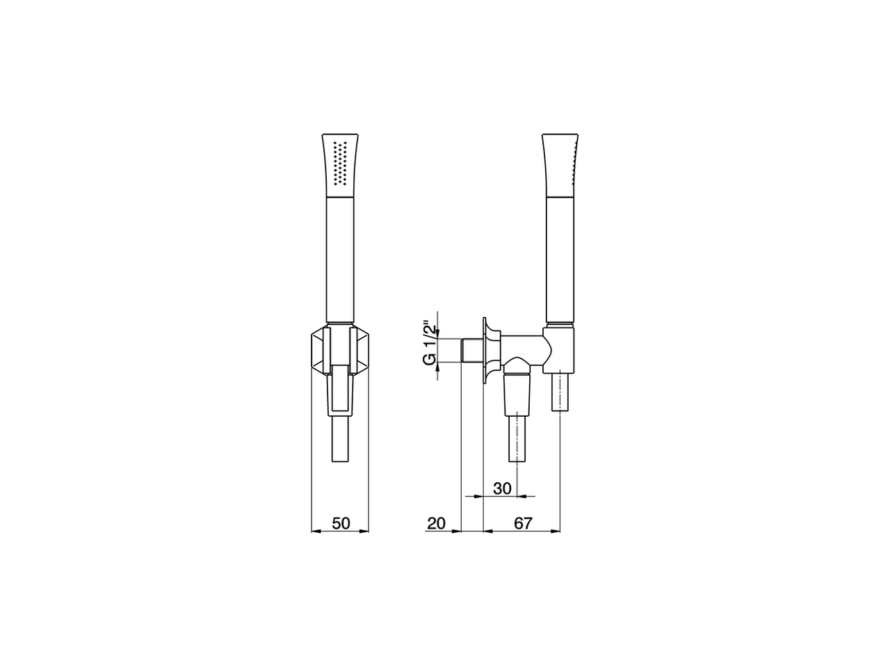 Completo doccia con presa acqua SHOWER_CE003030 - v1