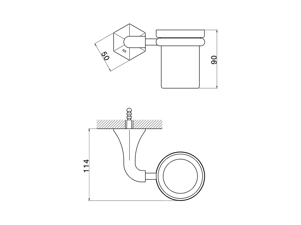 Porta bicchiere CHERIE_CE090500 - v1