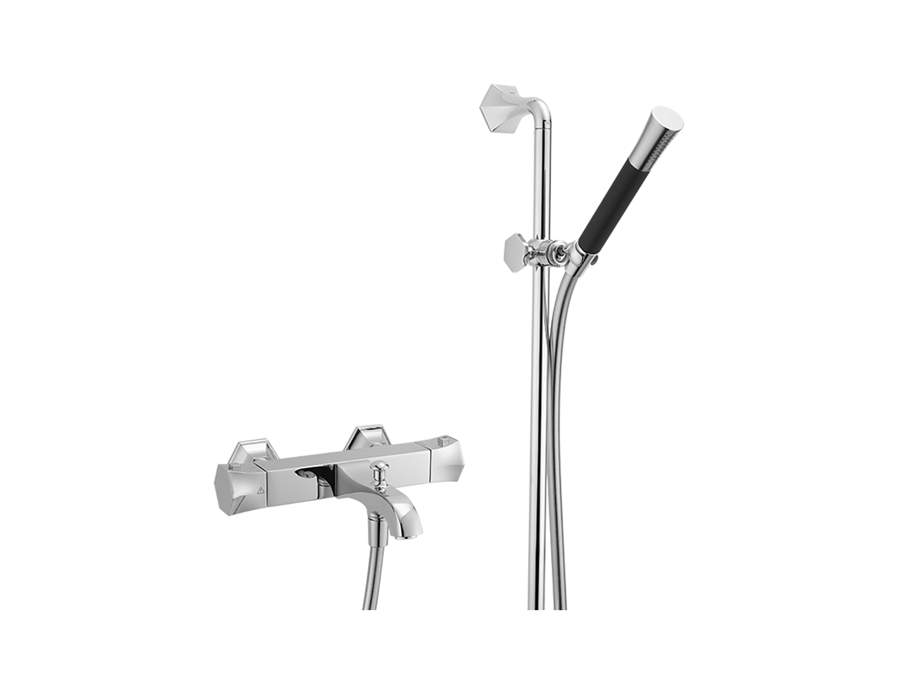 CisalMiscelatore termostatico vasca con saliscendi CHERIE_CES27010
