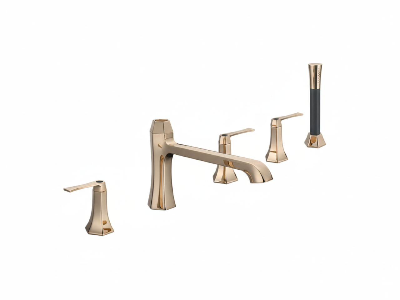 Miscelatore bordo vasca 5 fori CHERIE_CF000260 -1