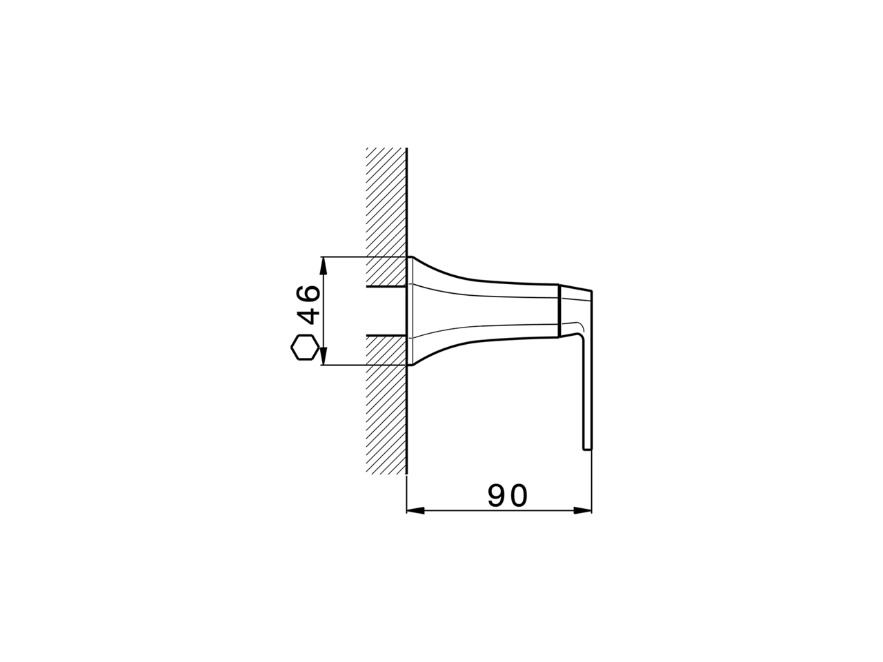 Parte esterna deviatore 2 uscite CHERIE_CF002000 - v1