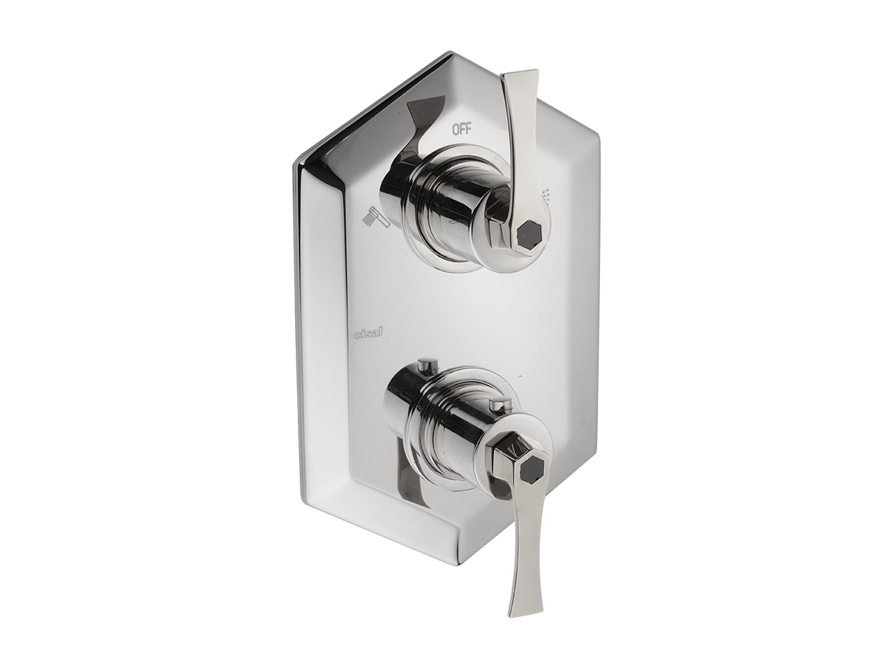 CisalParte esterna termostatico doccia incasso 2 uscite CHERIE_CF019100