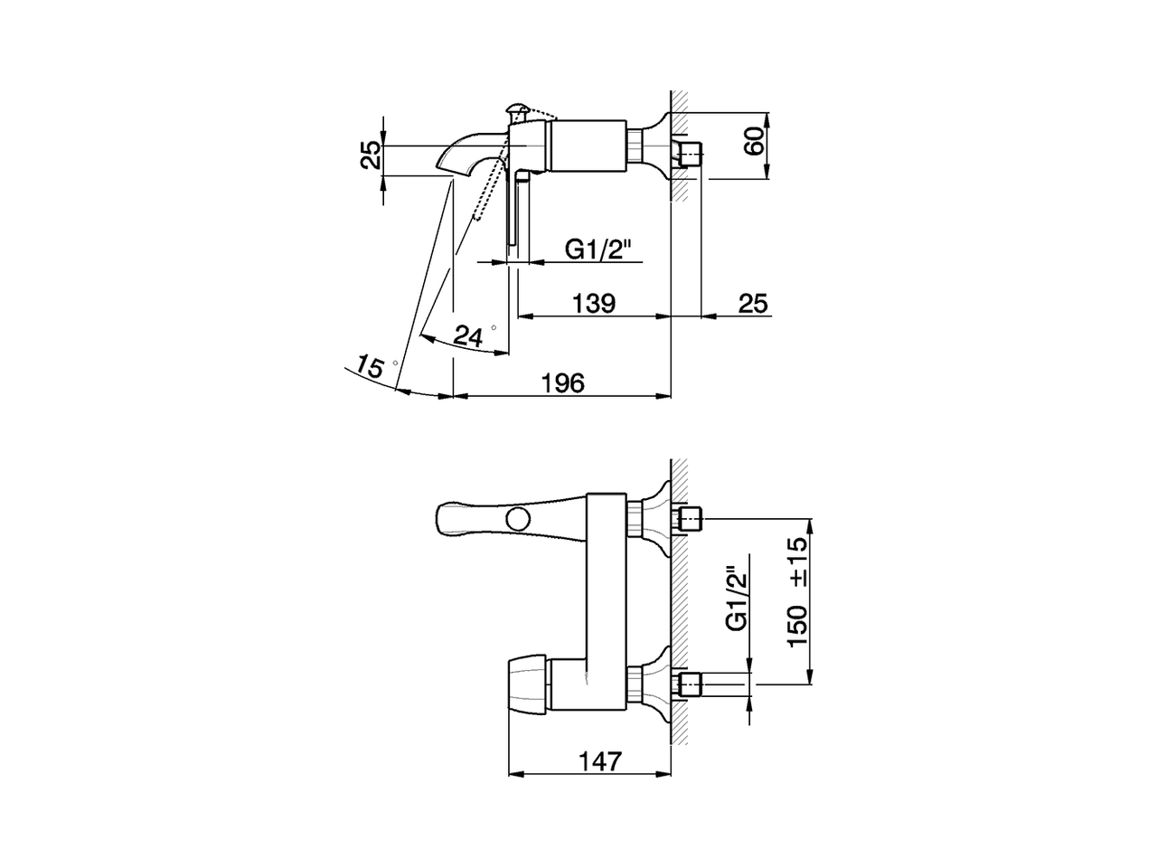 Miscelatore monocomando vasca CHERIE_CH000134 - v1