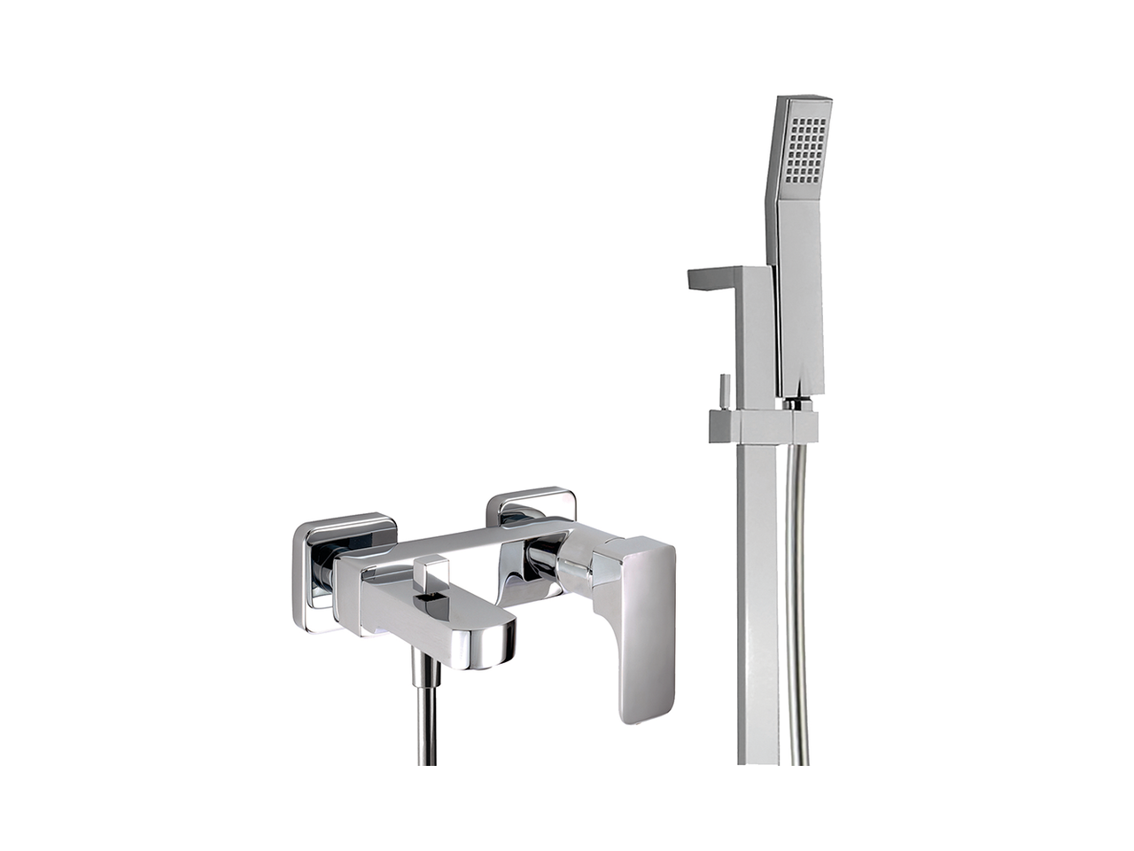 CisalMiscelatore monocomando vasca completo CUBIC_CU000062