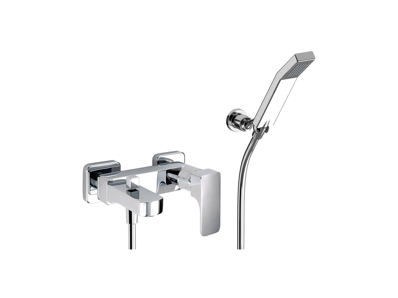 CisalMiscelatore monocomando vasca completo CUBIC_CU000122