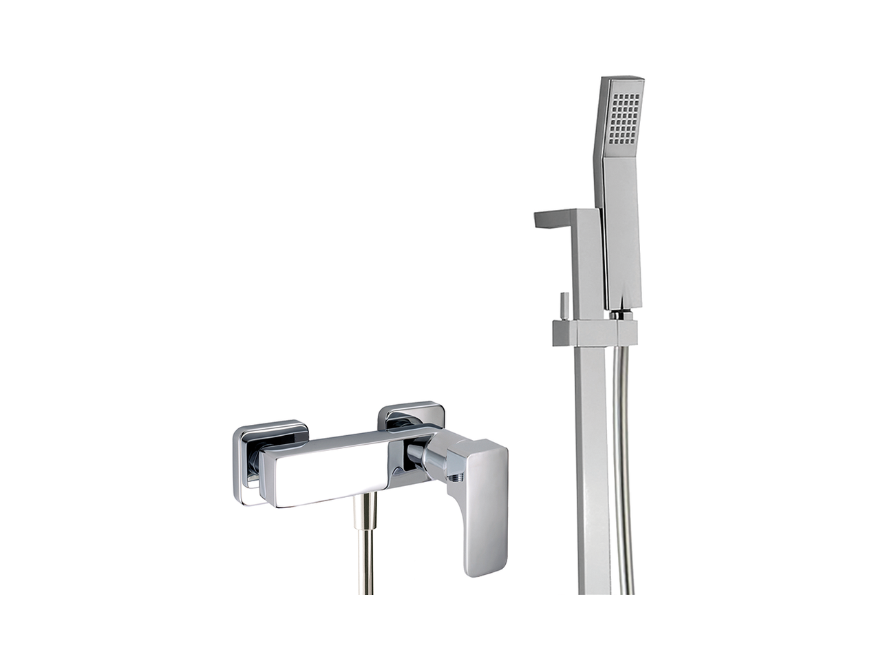 CisalMiscelatore monocomando doccia completo CUBIC_CU000462