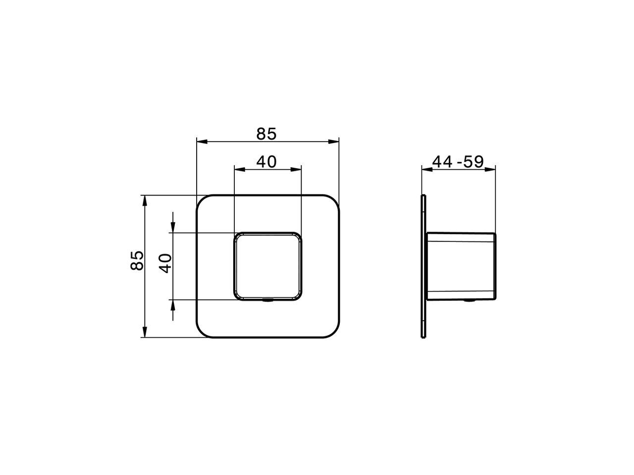 Parte esterna rubinetto CUBIC_CU003310 - v1