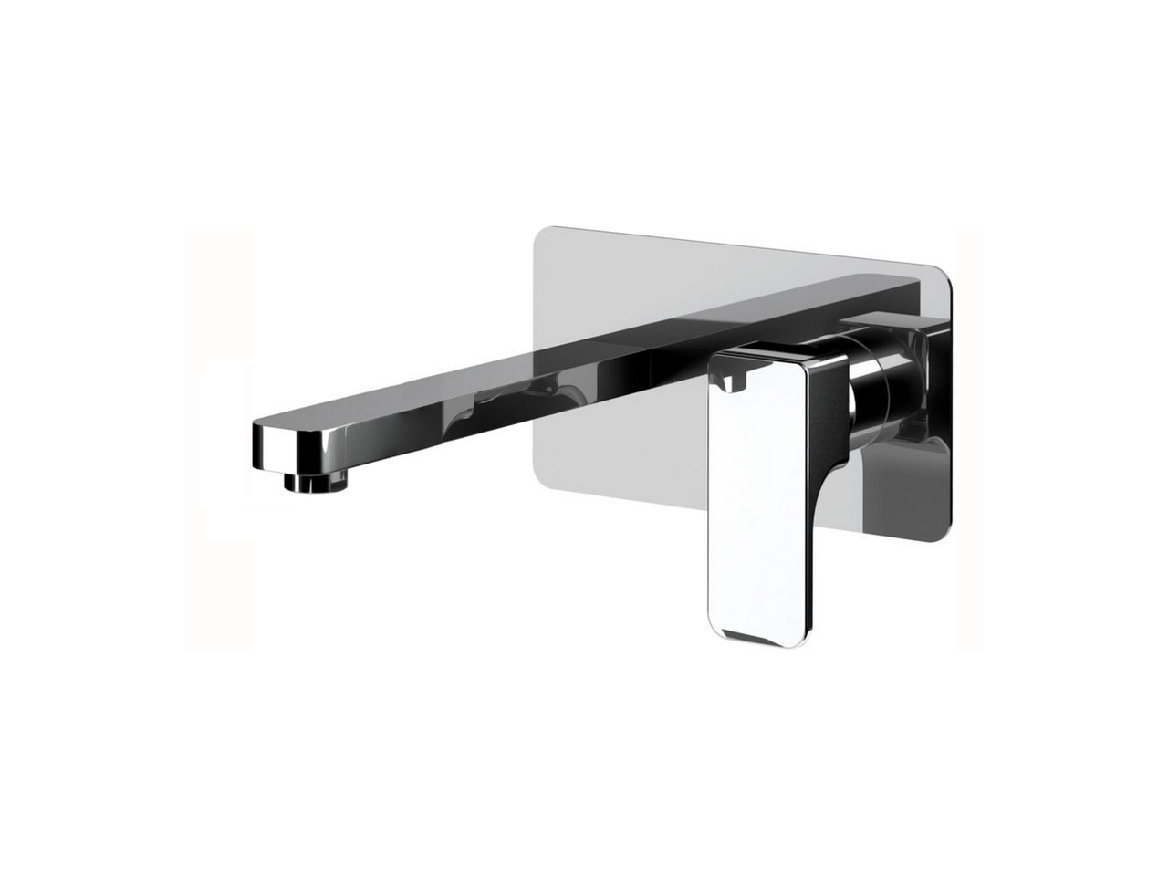 CisalParte esterna monocomando lavabo a parete CUBIC_CU005512