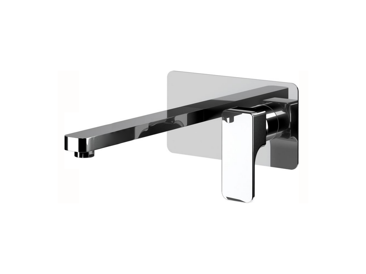 Parte esterna monocomando lavabo a parete CUBIC_CU005514 - v1