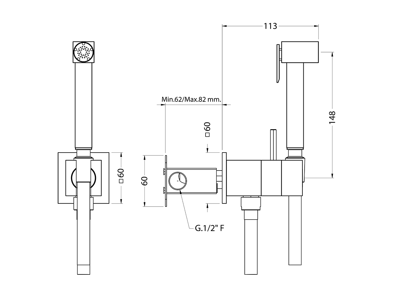 Set doccetta igienica completo IDROSCOPINI_CU007945 - v1