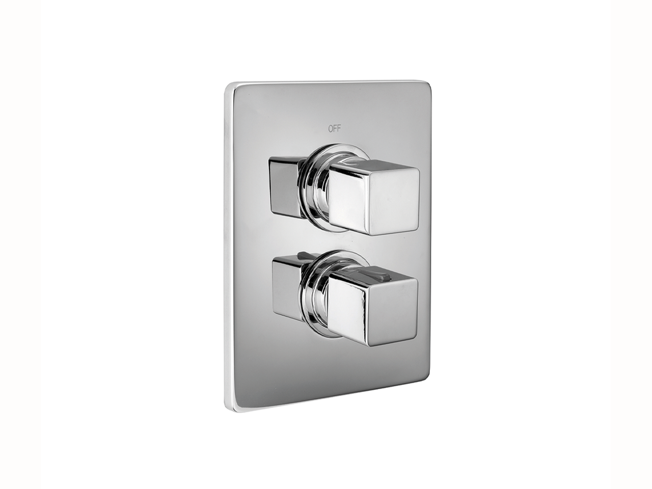 CisalParte esterna termostatico doccia incasso 2 uscite CUBIC_CU018100