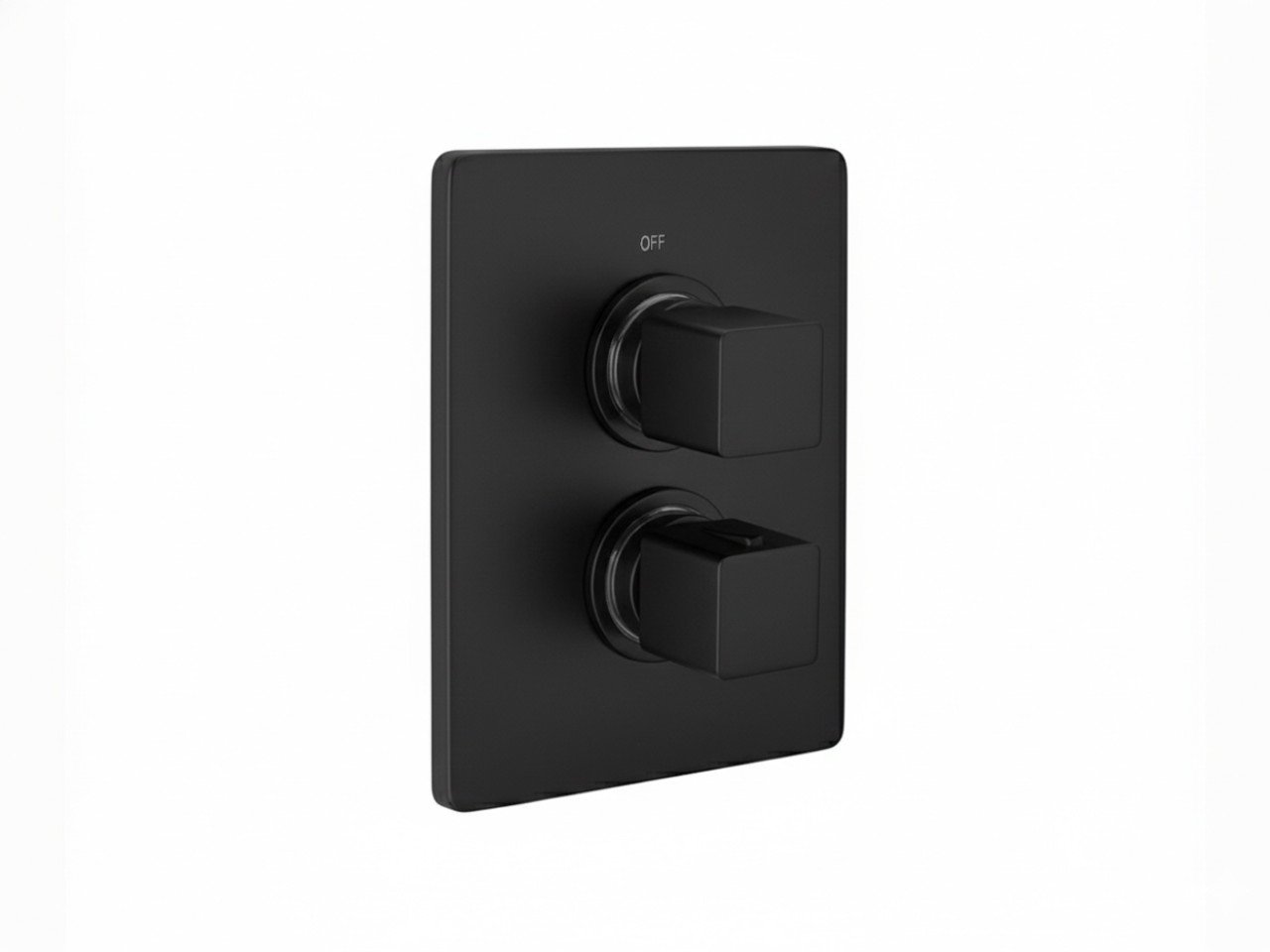 Parte esterna termostatico doccia incasso 3 uscite CUBIC_CU018200 -1