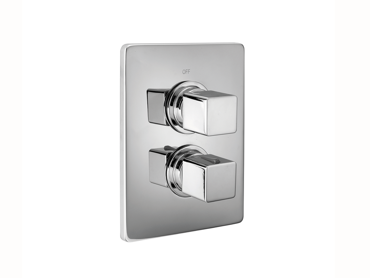 CisalParte esterna termostatico doccia incasso 3 uscite CUBIC_CU018200