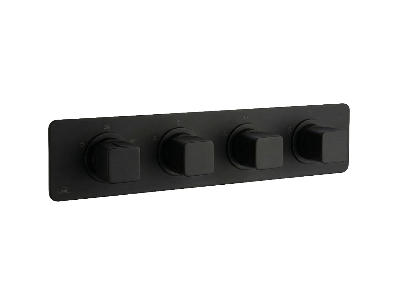 Parte esterna termo doccia incasso 3 funzioni CUBIC_CU01R300 -1