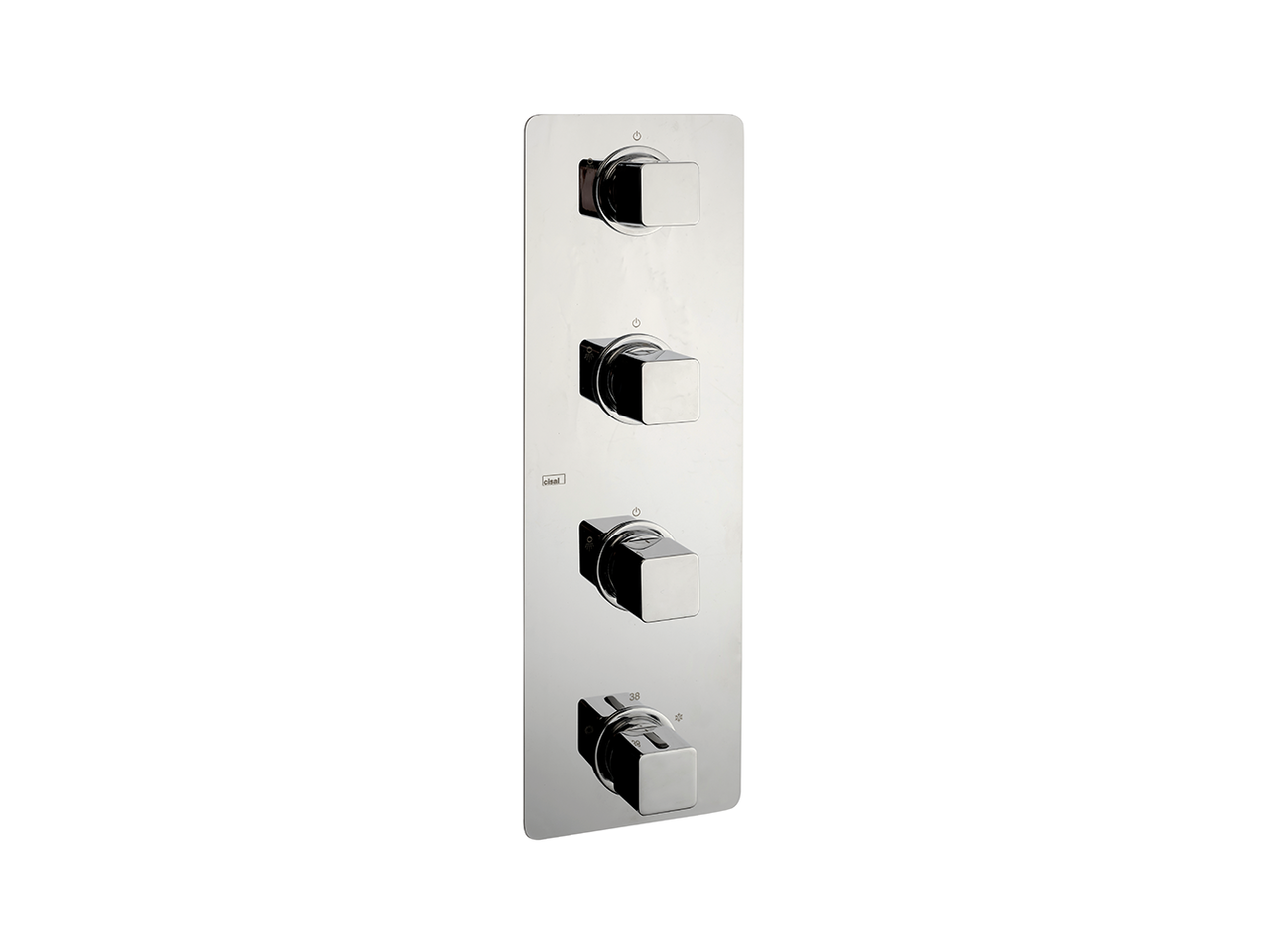 CisalParte esterna termo doccia incasso 3 funzioni CUBIC_CU01V300