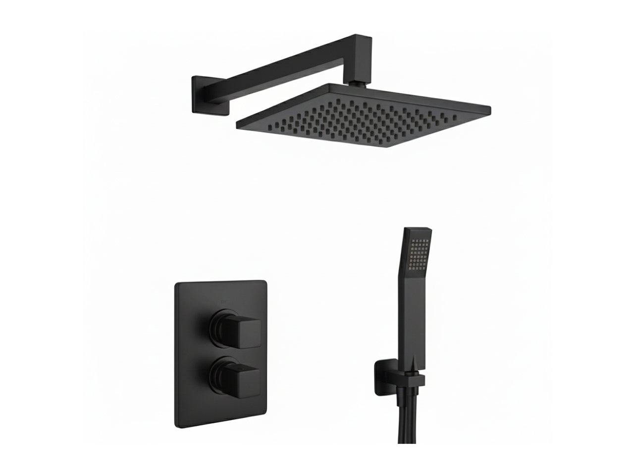 Kit completo miscelatore termostatico doc. incasso CUBIC_CU0KT010 -1