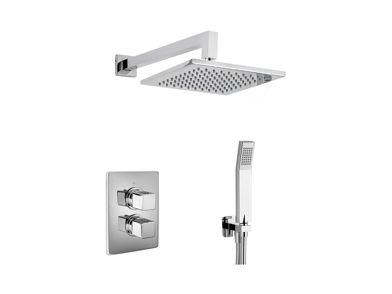 CisalKit completo miscelatore termostatico doc. incasso CUBIC_CU0KT010