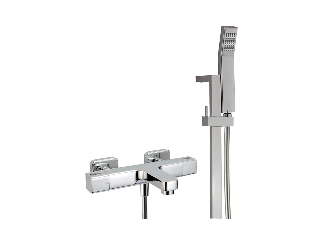 CisalMiscelatore termostatico vasca con saliscendi CUBIC_CUS21020