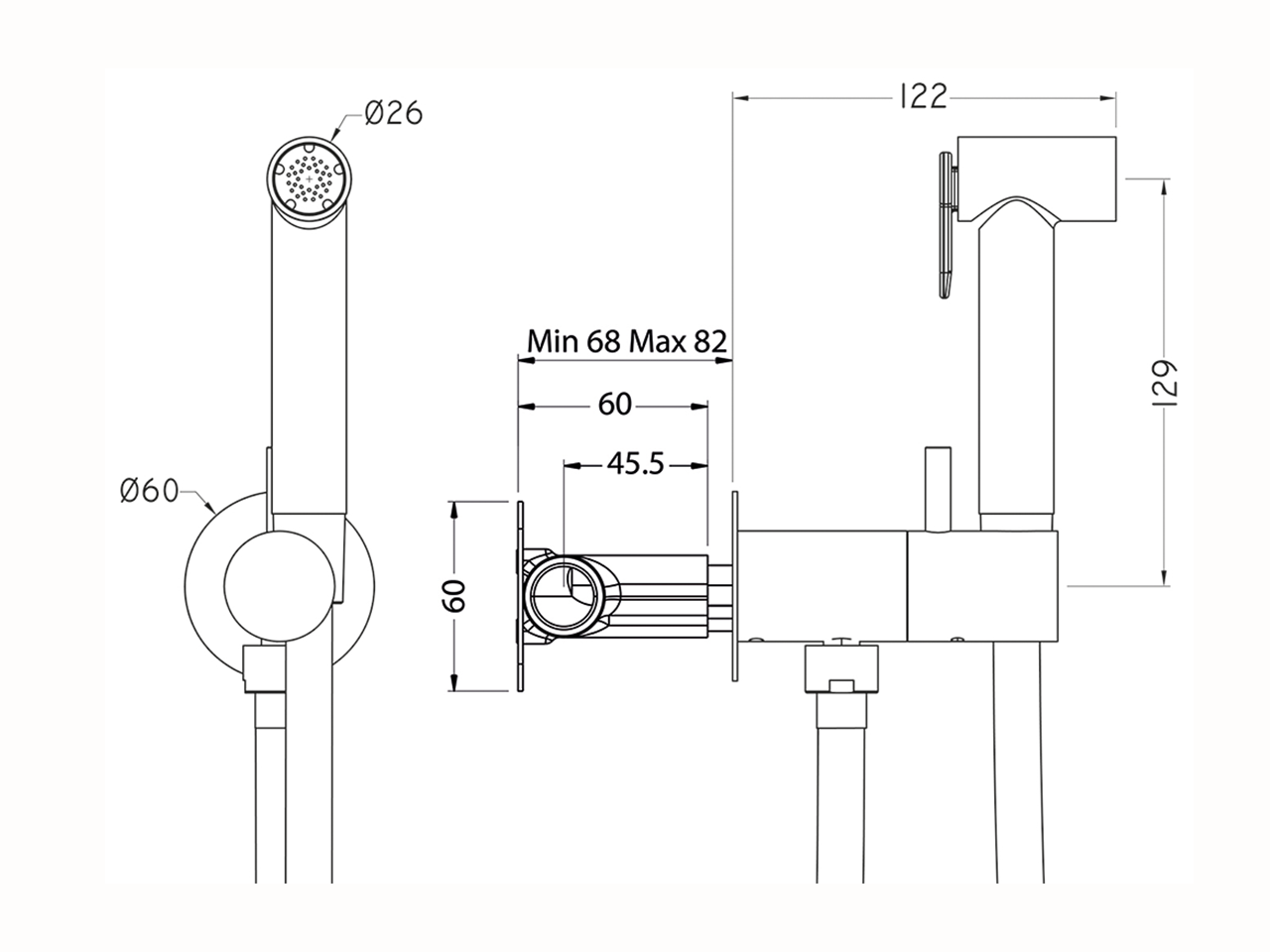 Set doccetta igienica completo IDROSCOPINI_CV007975 - v1