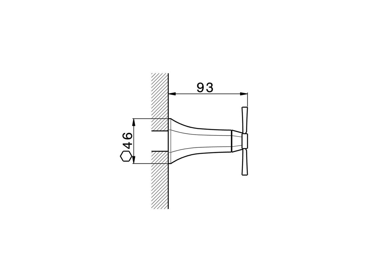 Parte esterna rubinetto CHERIE_CX003310 - v1
