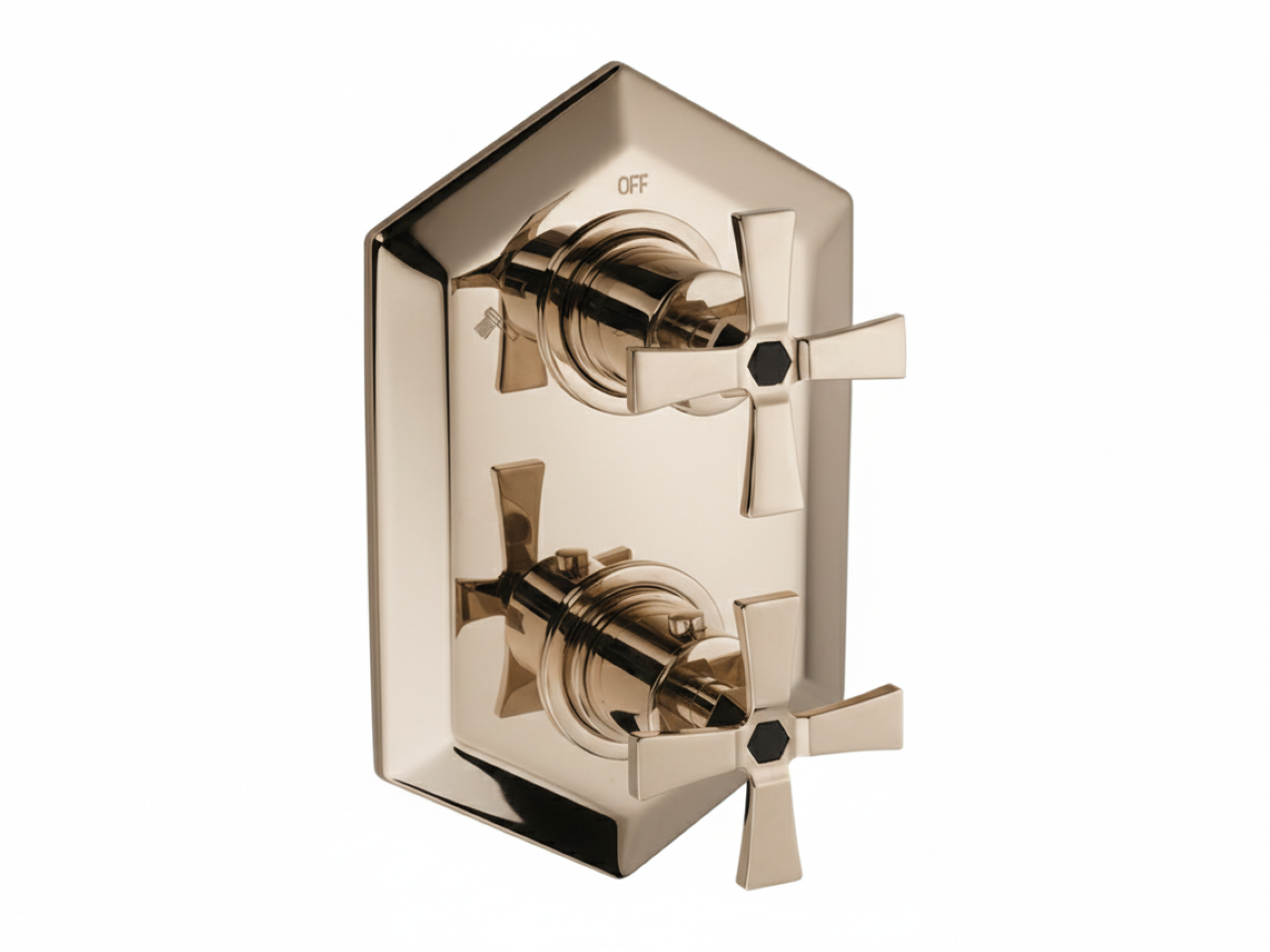 Parte esterna termostatico doccia incasso 2 uscite CHERIE_CX019100 -1