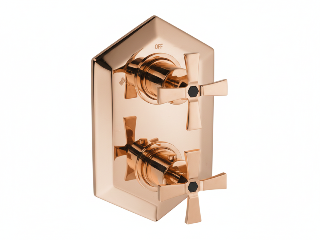 Parte esterna termostatico doccia incasso 2 uscite CHERIE_CX019100 -1