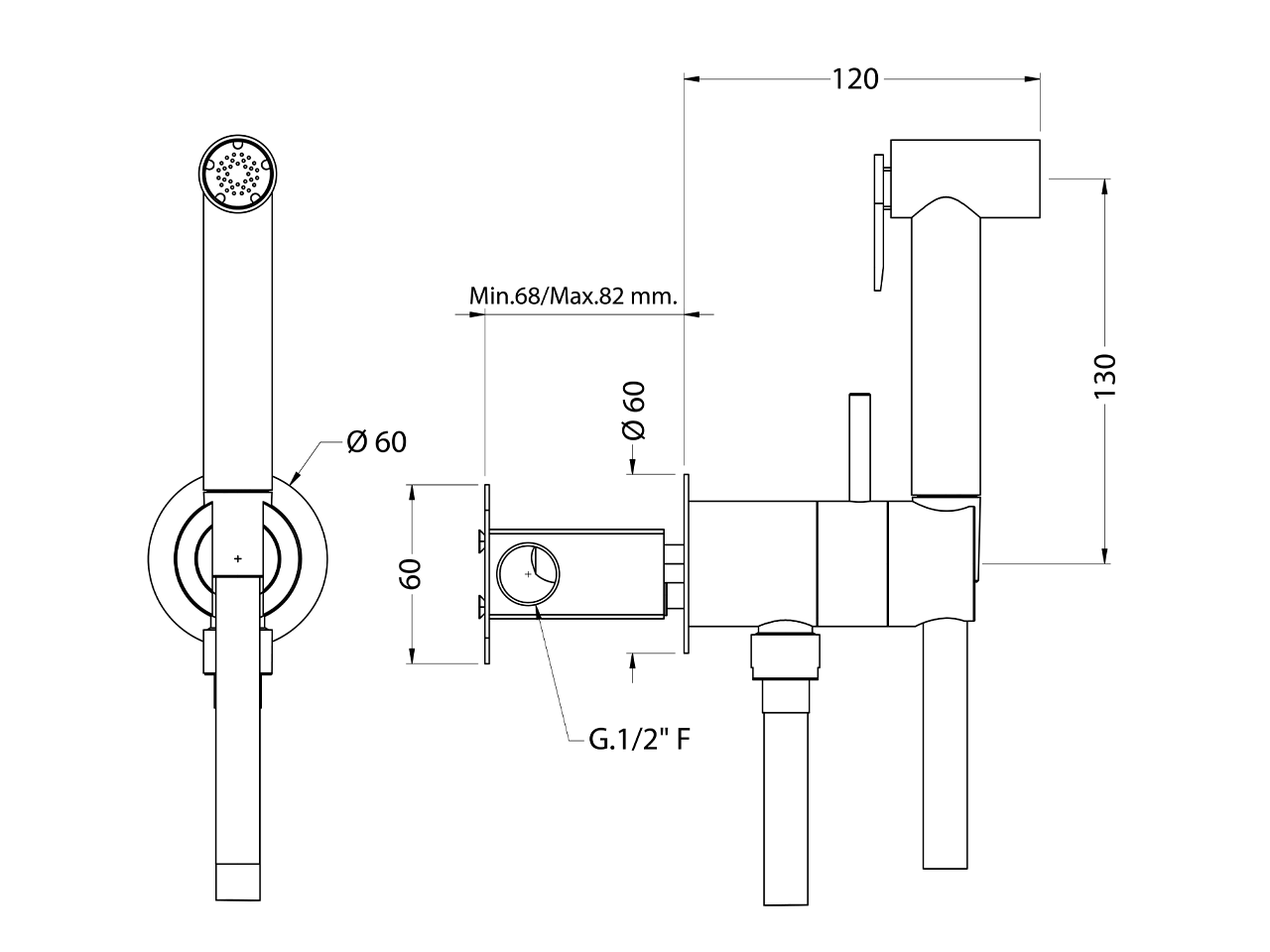 Set doccetta igienica completo IDROSCOPINI_CY007945 - v1