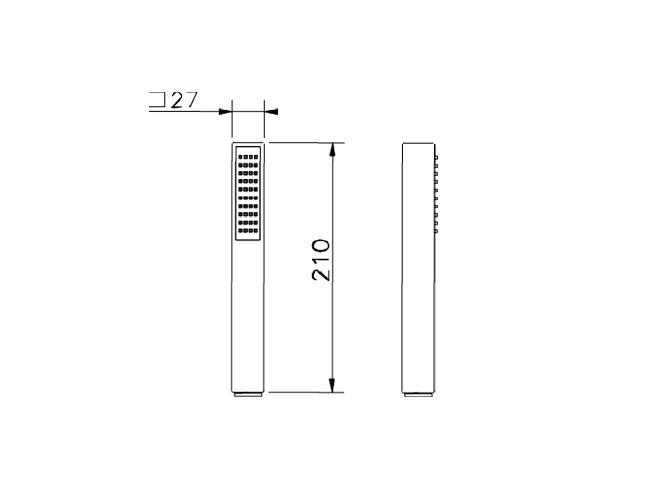 Doccetta minimalista ABS SHOWER_DS014400 - v1