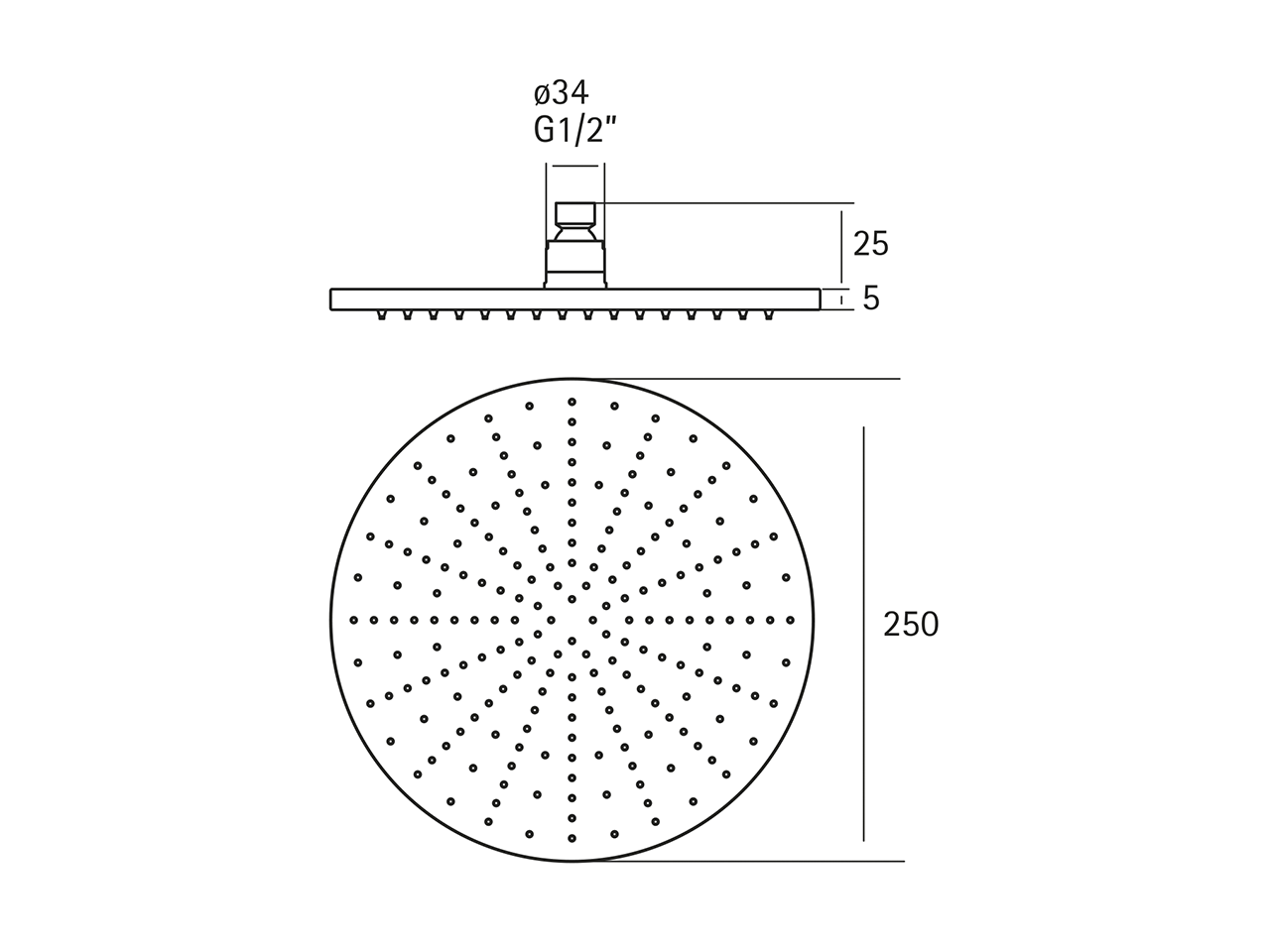 Soffione doccia XION_DS016800 - v1