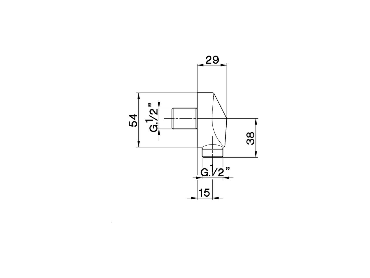 Presa d'acqua SHOWER_DS017010 - v1