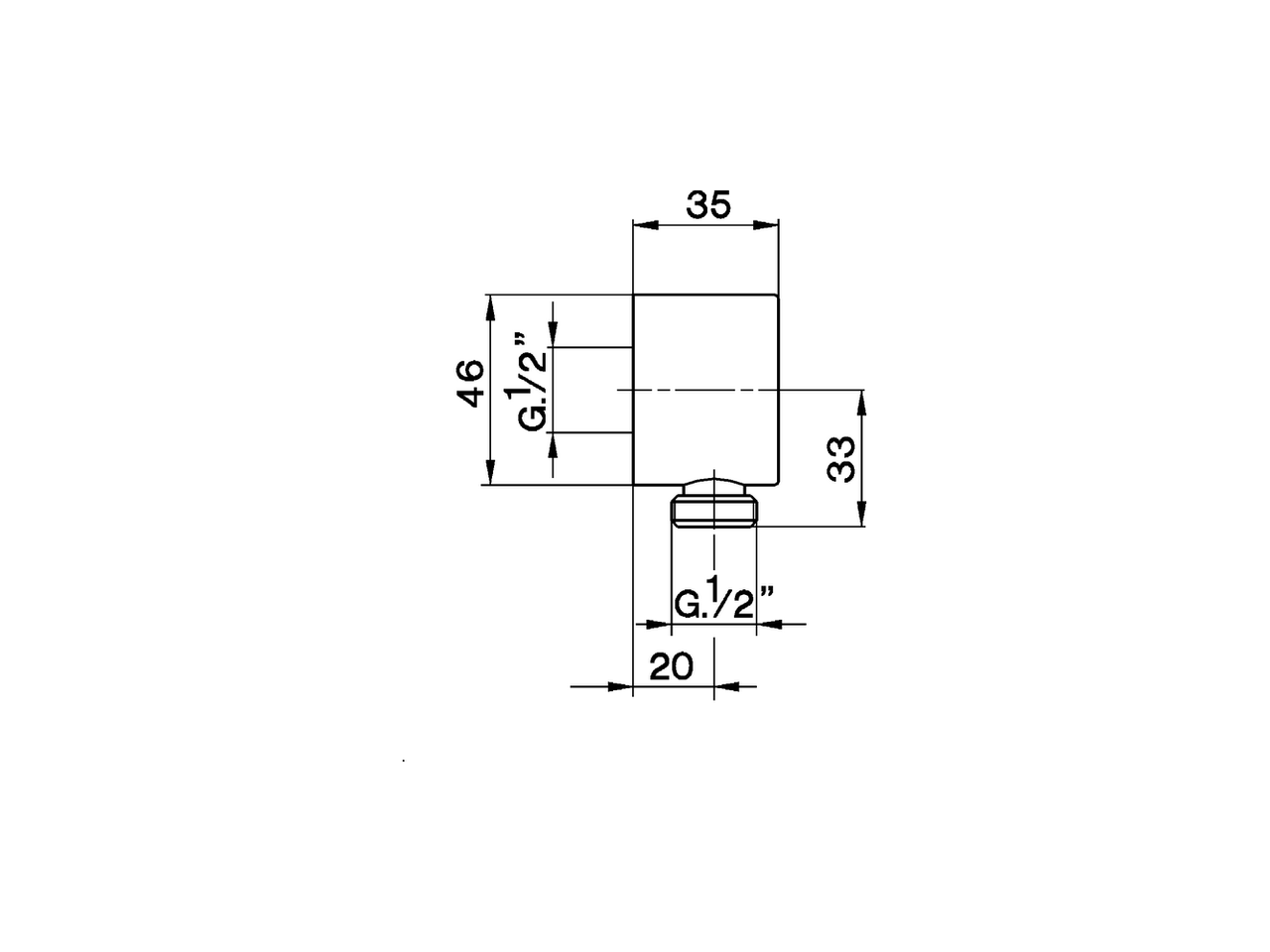 Presa d'acqua SHOWER_DS017300 - v1