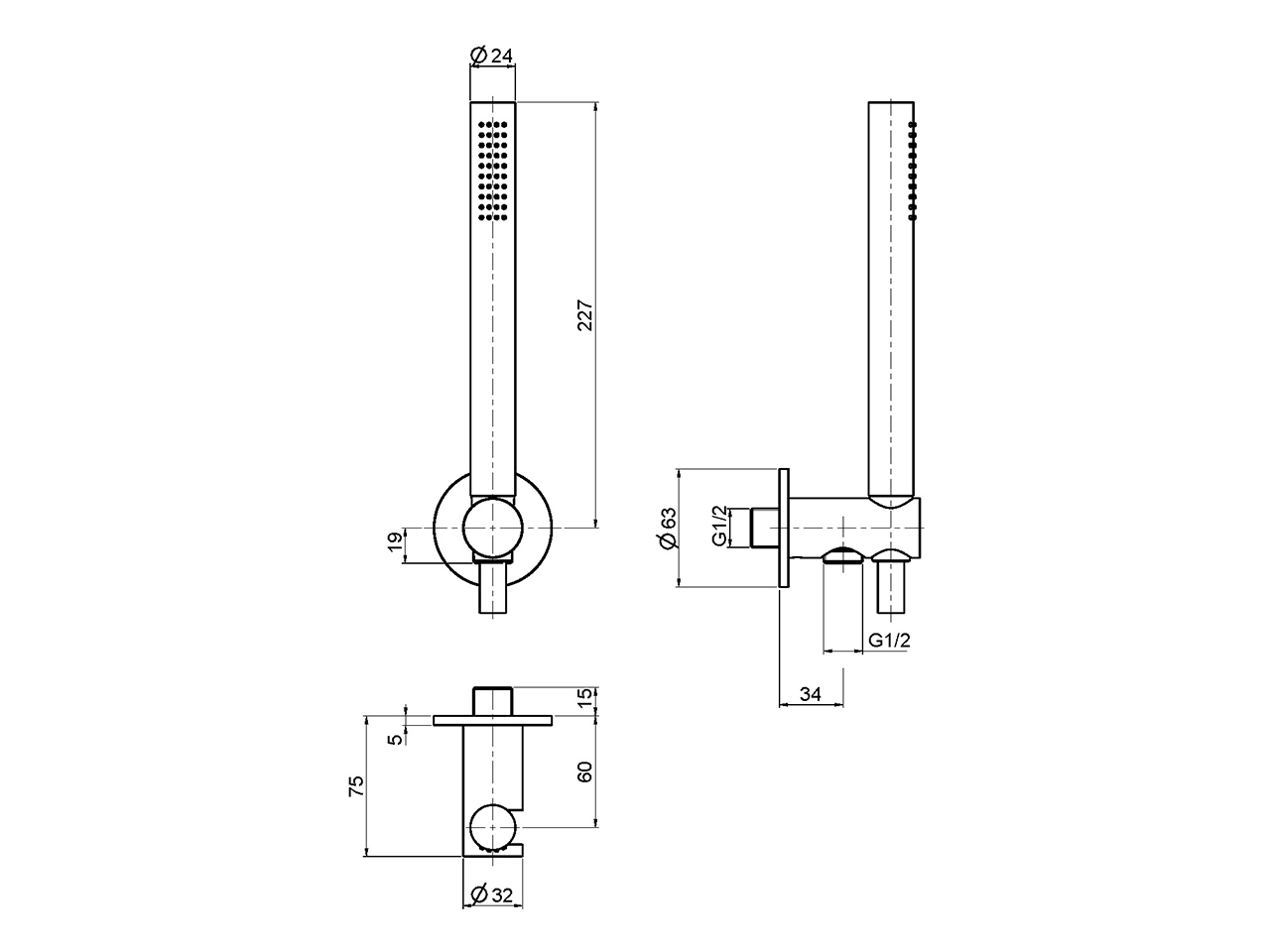 Completo doccia duplex Xion XION_DS018300 - v1