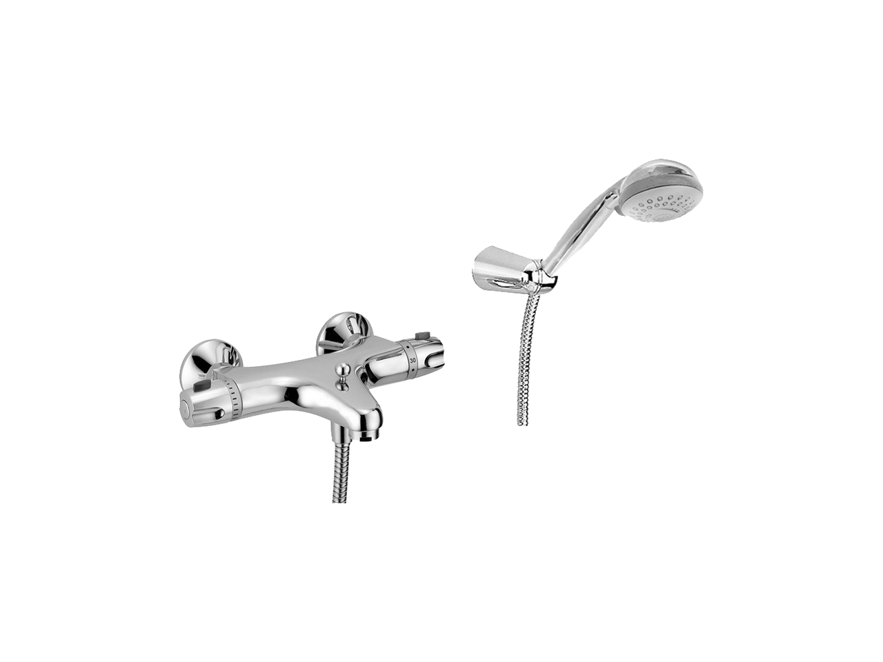 CisalMiscelatore termostatico vasca completo FLASH_FLD25010