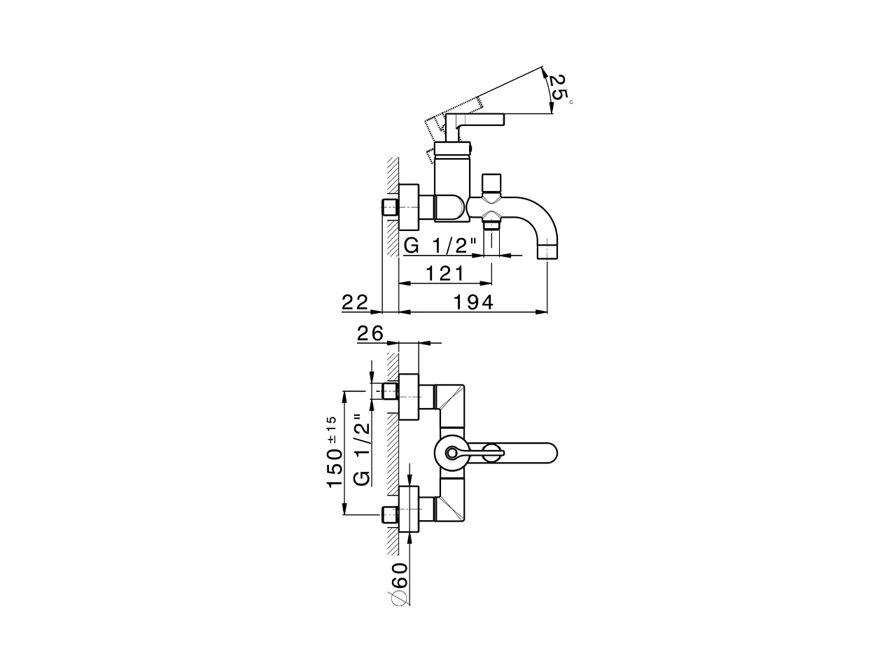 Miscelatore monocomando vasca GRACE_GC000130 - v1