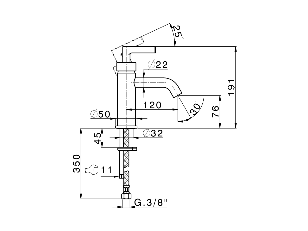 Miscelatore monocomando lavabo GRACE_GC000540 - v1
